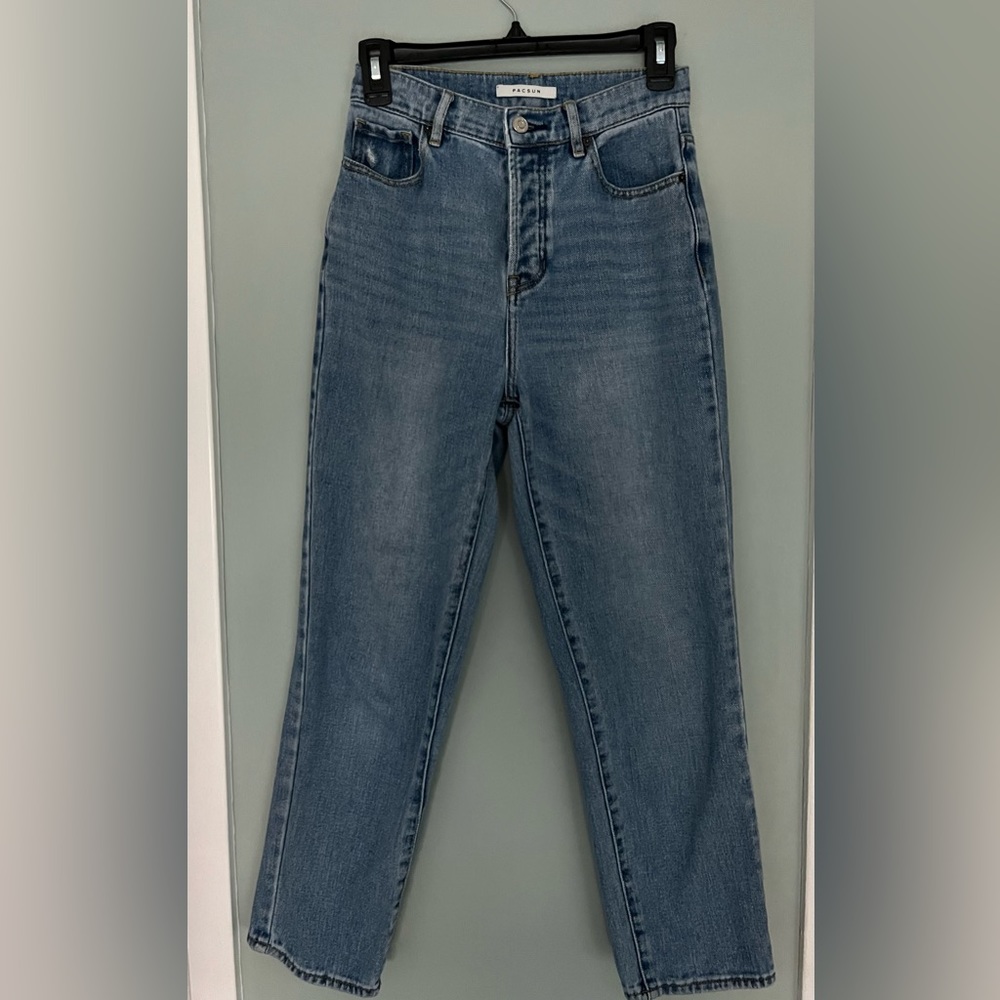 Pascun High Rise Straight 26 Jeans Blue